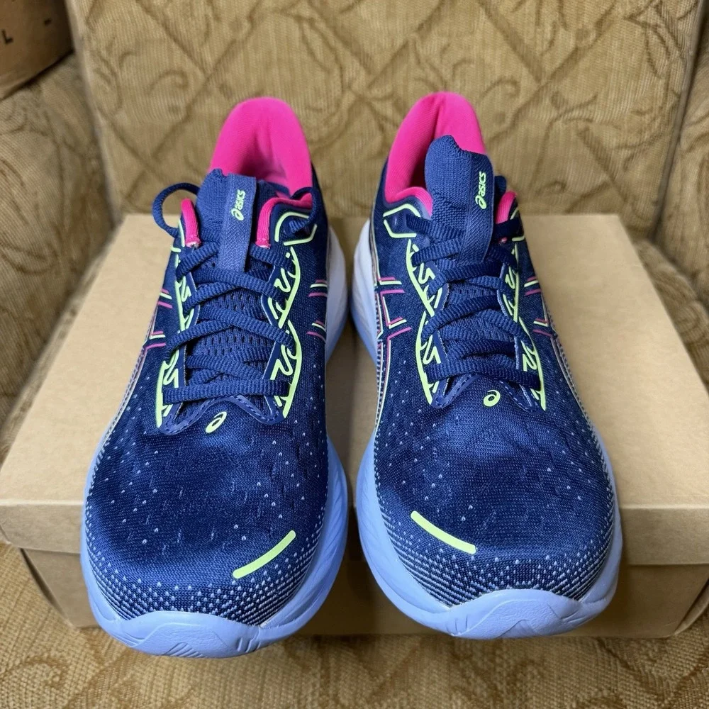 ASICS Gel-Cumulus 26 Blue Expanse Pink Rave 1012B738-400 Women's Size 11 Running